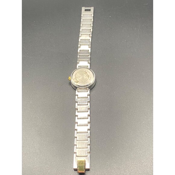 Vanity Fair Quartz Womens Watch Gold Face Crystals Two-Tone Band New Battery - Picture 4 of 6